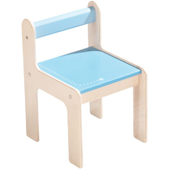 Detská stolička puncto modrá