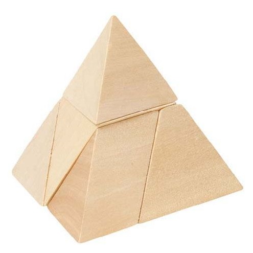 Hlavolam Pyramída z dreva