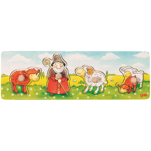 Puzzle Bača s ovečkami