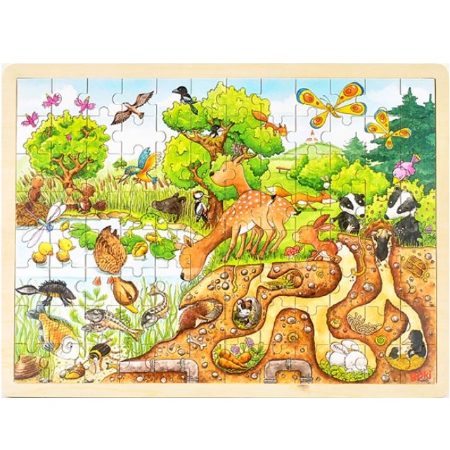 Drevené Puzzle Príroda